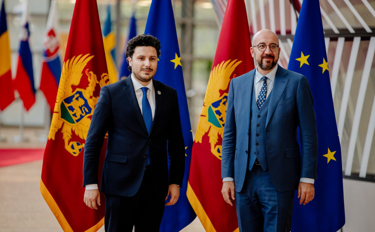 Abazović s predsjednikom Evropskog vijeća: Vrata EU otvorena za Crnu Goru