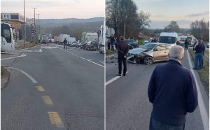 Teška saobraćajna nesreća kod Lukavca: Dvije osobe prebačene u UKC Tuzla