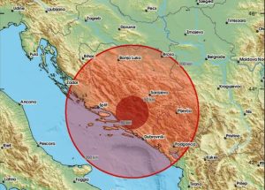Snažan i dug potres pogodio Hercegovinu