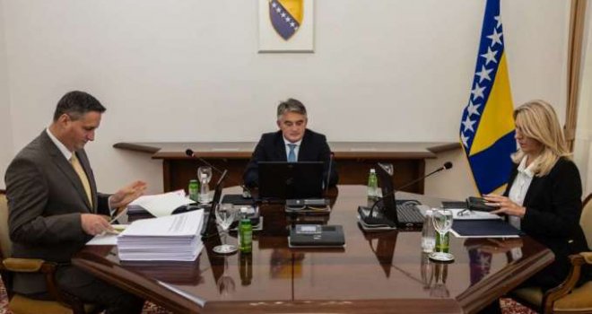 Predsjedništvo BiH usvojilo budžet bez amandmana: Ide u parlamentarnu proceduru