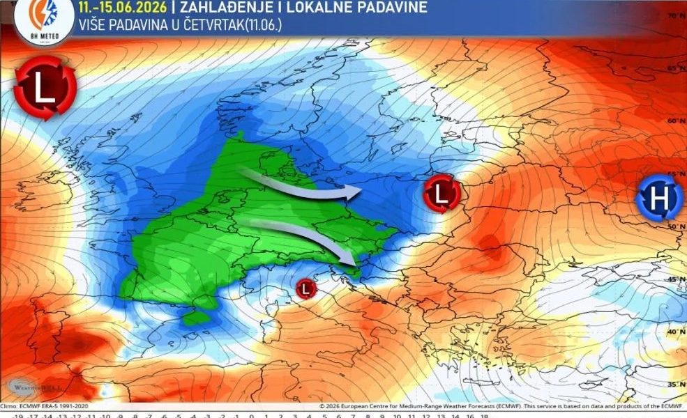 Oglasio se BH Meteo: U četvrtak promjena vremena